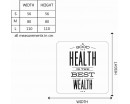 A Good Health Quotes Wall Decal Motivational Vinyl Art Stickers